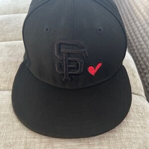 New Era 59FIFTY San Francisco Giants Fitted Hat Size 7 2017 All-Star Game Black